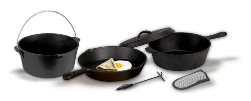 Stansport Cast Iron 6 Piece Cookware Set product image