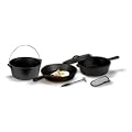 Stansport Cast Iron 6 Piece Cookware Set