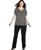 JM Collection Plus Size Pull-On Pants