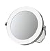 Portable Single Sided Lighted Makeup 5X Mirror, Battery Operated