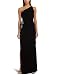 ABS Allen Schwartz Women's Asym Bead Waist Gown