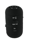 Black Rechargeable Mini Portable Capsule Speaker for iPod, iPhone and Most MP3 Players