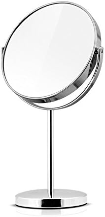 Afunti® 6-inch Tabletop Two-Sided Swivel Vanity Mirror with 3x Magnification Chrome Finish Makeup Mirrors (6-inch, Mirrors)
