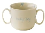 Kitted Out Boo Bunny 2 Handle Baby Mug In Keepsake Box (Blue)