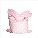 Fashion Mini Bull Bean Bag in Bebe Pink