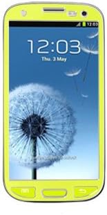 S3 Full Protective Screen, Samsung Galaxy S3 I9300 Aluminium Sticker Skin Full Body Matte Anti Finger Anti Glare Screen Protector Guard Film For Luxury Looks Diamond Cutting SIII (Lime)