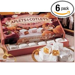 Liberty Orchards Aplets and Cotlets, 9-Ounce Boxes (Pack of 6) by Liberty Orchards