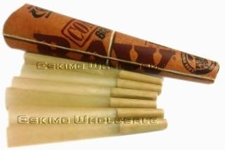 RAW Natural Unrefined 1??Cones Rolling Papers 6 Pack by Rolling Supreme