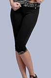 Yoga black crop leggings