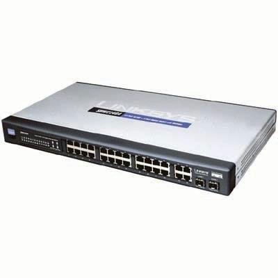 Cisco SRW224G4 24-port 10/100 + 4-port Gigabit Switch - WebView