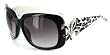 Baton Rouge 1226 Womens Designer Sunglasses with Stylish Patterned Frames with Fleur de Lis Emblem and Large Lenses