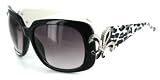 Baton Rouge 1226 Womens Designer Sunglasses with Stylish Patterned Frames with Fleur de Lis Emblem and Large Lenses