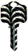 San Diego Chargers Kwikset KW1 House Key