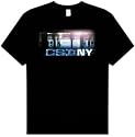 CSI NY NEW YORK SUBWAY Cop Show Drama Black Adult T-shirt