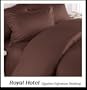 1200 Thread Count King 4pc Bed Sheet Set 100% Egyptian Cotton Deep Pocket 1200 TC Solid Chocolate