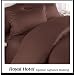1200 Thread Count King 4pc Bed Sheet Set 100% Egyptian Cotton Deep Pocket 1200 TC Solid Chocolate