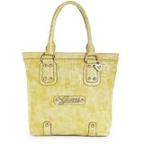 Guess Sundance Shopper Handbag Purse ~ Yellow In Color