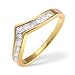 0.30 Carat Diamond Wishbone Ring by Saul Anthony In 18 Carat Yellow Gold