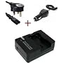ABC Products CHARGER for rechargeable NP-20 NP20 camera battery Casio exilim EX-S100, EX-S500, EX-S600, EX-S770 (Blue, Red & Silver), EX-S880, EX-Z60, EX-Z65, EX-Z70, EX-Z75, EX-Z77, (Black, Blue & Pink), EX-M1, EX-M2, EX-M20, EX-S1, EX-S2, EX-S3, EX-S20, EX-S770, EX-Z3, EX-Z4, EX-Z5, EX-Z6, EX-Z7, EX-Z8 etc