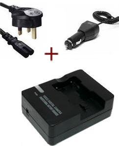 ABC Products Panasonic Lumix CGA-S005E CGA-S005 DMW-BCC12 battery charger home and car for DMC-FX, DMC-LX1, DMC-LX2, DMC-LX3, DMC-LX9, DMC-FX01, DMC-FX3, DMC-FX8, DMC-FX9, DMC-FX10, DMC-FX12, DMC-FX50, DMC-FX100, DMC-FX150, DMC-FX180 etc