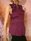 Yves Saint Laurent - $1195 New YSL YVES SAINT LAURENT Purple Ruffle Top 38 / 6