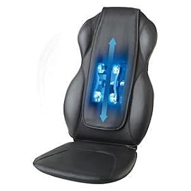 HoMedics QRM-400 Quad Roller Massaging Cushion with Traveling Shiatsu Massage