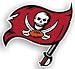 Tampa Bay Buccaneers 12 Left Flag Car Magnet