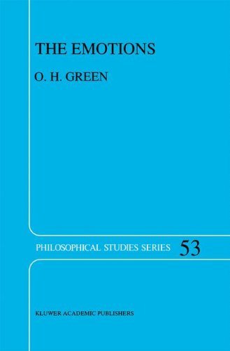 The Emotions: A Philosophical Theory (Philosophical Studies Series)