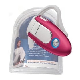 Motorola H500 Bluetooth Headset (Magenta) [Motorola Retail Packaging]