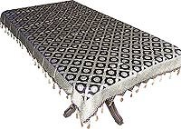 ShalinCraft Linen Table Cloth in Tissue Silk Handmade Home Decor from India 44 x 72