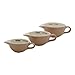 Mason Cash 3-Piece Measuring Cups, Includes 1 Cup, 1/2 Cup, 1/4 Cup