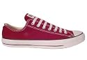 Converse Chuck Taylor All Star Lo Top Maroon Canvas Shoes with Extra Pair of Black Laces