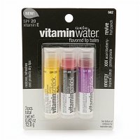 Vitamin Water Flavored Lipbalm, Variety Pack, SPF 20, Energy, XXX, Revive 3 ea