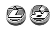 Redline Trick Tops Redline Flag Logo Valve Caps SV Black