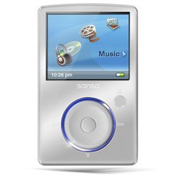 SanDisk Sansa Fuze 8 GB MP3 Player (Silver)