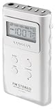 White Pocket AM/FM/TV Receiver