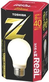東芝 ネオボールZリアル 電球形蛍光ランプ 電球40ワットタイプ 電球色 EFA10EL8-R