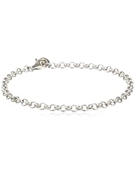 Sterling Silver Childrens Enamel Heart Bracelet 6.25+1" Extender