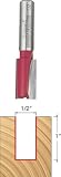 Freud 08-132 1/2-Inch Diameter by 1-Inch Double Flute Straight Router Bit with 3/8-Inch Shank
