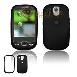 Premium Rubberized Black Snap-On Cover Hard Case Cell Phone Protector for Samsung Flight A797 [Beyond Cell Packaging]