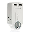 Mediabridge Portable Surge Protector with High Output USB Charger
