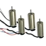 4 Replacement Main Drive Motors (Qty 4) for Micro Mosquito or Firefly RC Helicopters by Interactive Toy