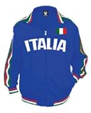 Italia Track Jacket, 2008 Summers Olympics, Italian World Cup Soccer Track Jacket, Small, Blue (as pictured)