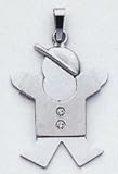 Boy Diamond Childs Charm - XK450AA
