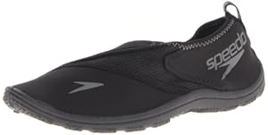 Speedo Men's Surfwalker Pro 2 Amphibious Pull On Water Shoe,Dark Gull Grey/Black,10 M US