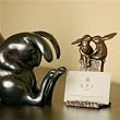 Kissing Rabbit Card Holder