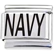 Body Candy Italian Charms Laser Navy