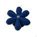 Blume klein blau - flower blue little, style your Crocs #1039, shoeCharm