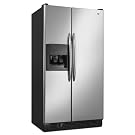 Amana 25 -Cubic Foot Side-by-Side Refrigerator, ASD2522WRS, Stainless Steel