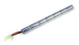 Intellect ERBAT20 1600mAh, 8.4V, 2/3A Cells, Nickel Metal Hydride with Small Airsoft Plug in Stick Configuration